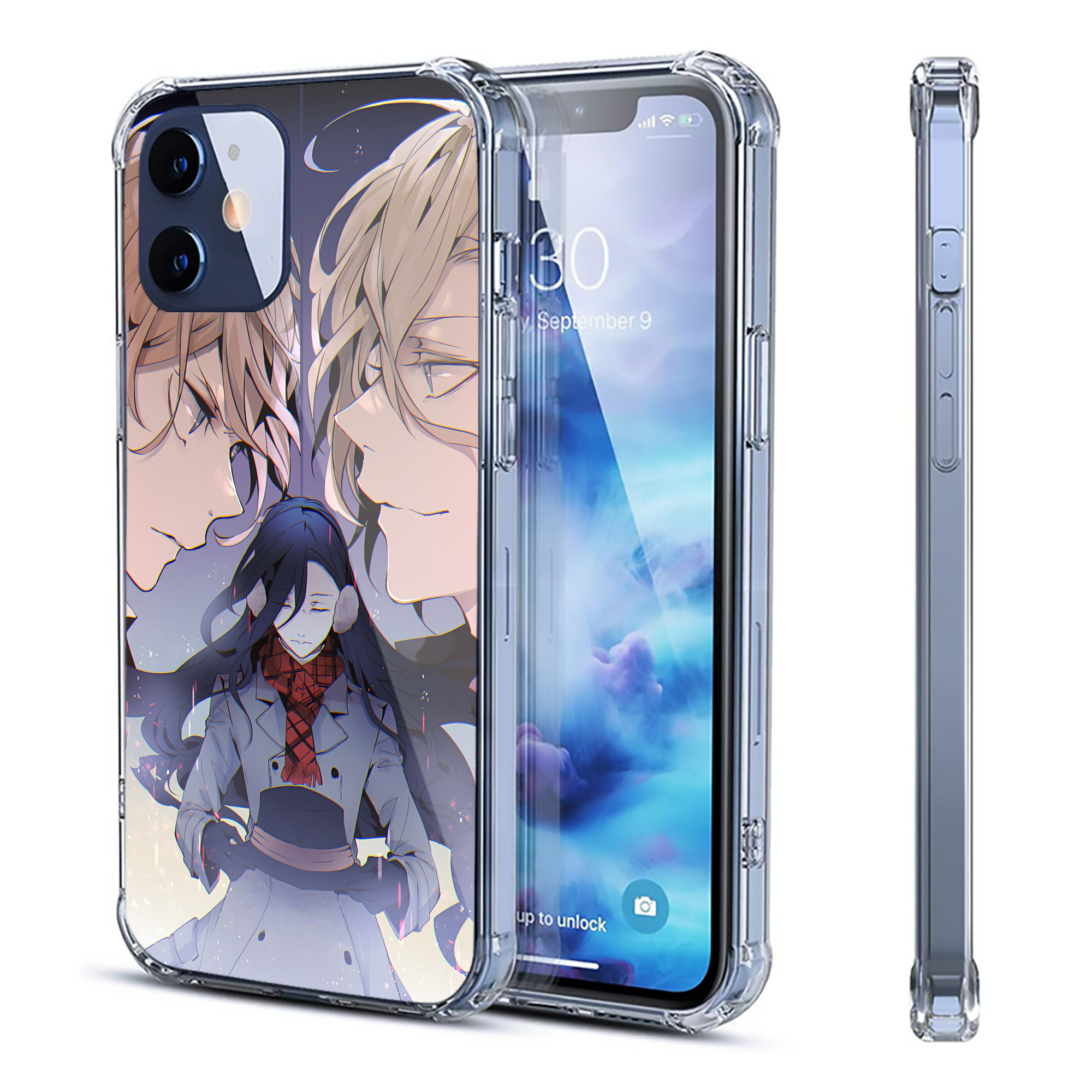 （画像用） 文豪ストレイドッグス Bungo Stray Dogs 【iPhone 12シリーズ対応】透明スマホケース（クリアソフトケース）